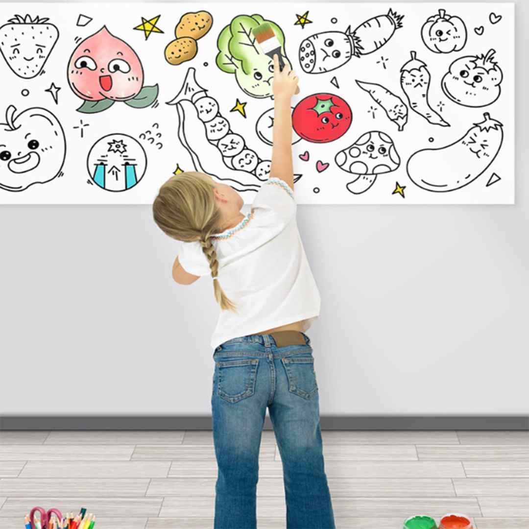 Rollo de dibujo para niños: ¡Libera la creatividad sin límites!