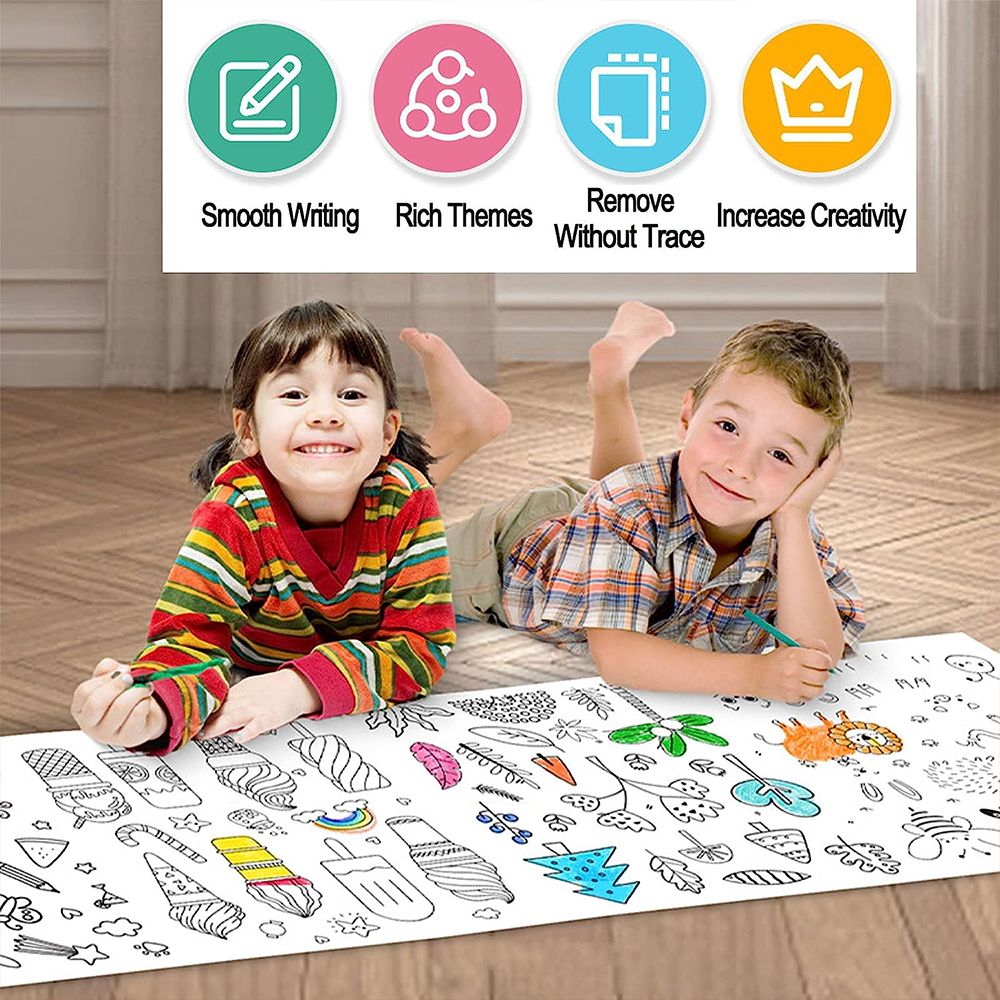 Rollo de dibujo para niños: ¡Libera la creatividad sin límites!