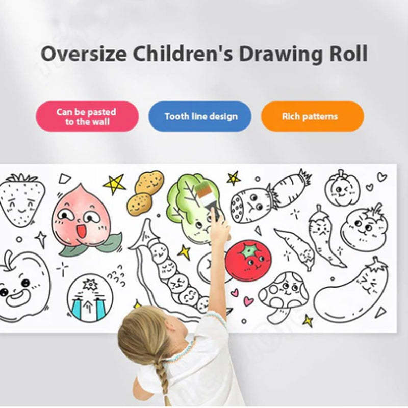 Rollo de dibujo para niños: ¡Libera la creatividad sin límites!